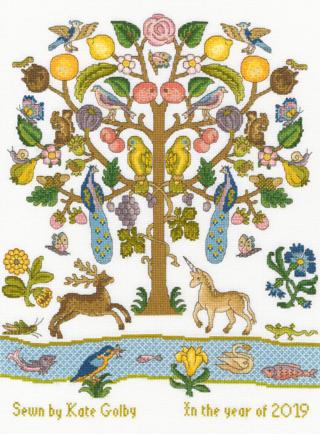 

Набор для вышивания крестом Tree Of Plenty Дерево изобилия Bothy Threads XBD7