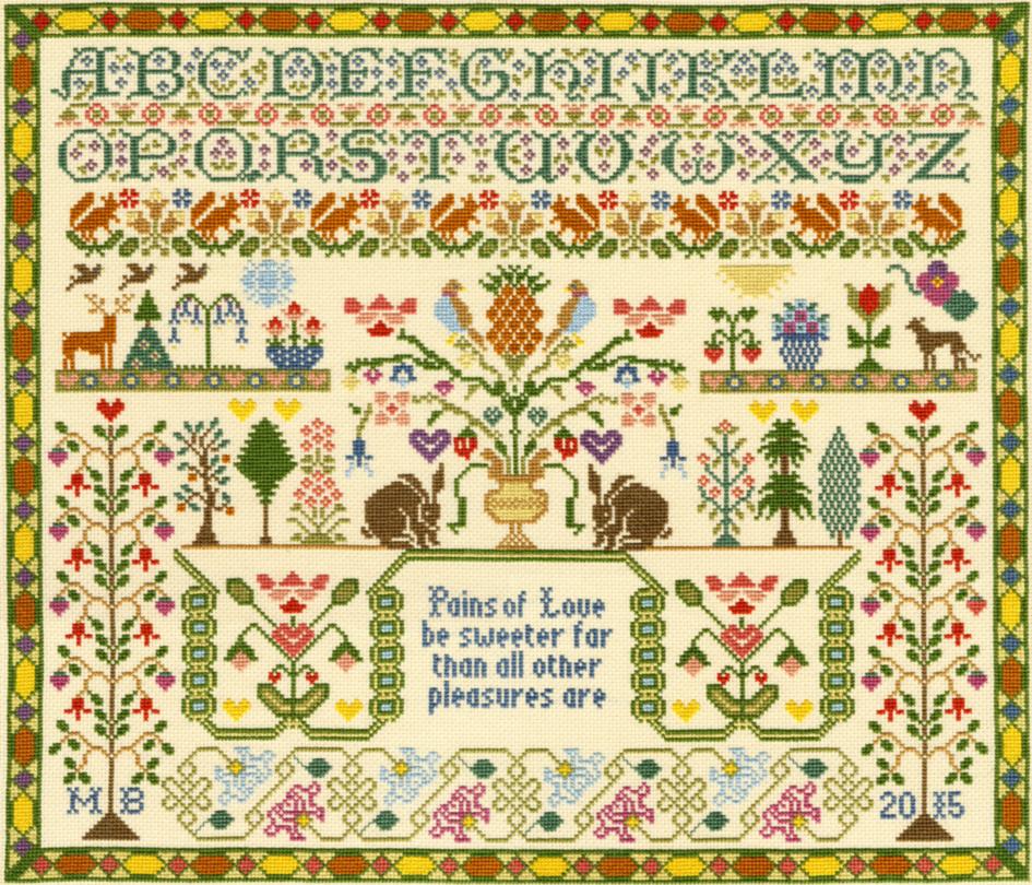

Набор для вышивания крестом Pains of Love Боли любви Bothy Threads XS7