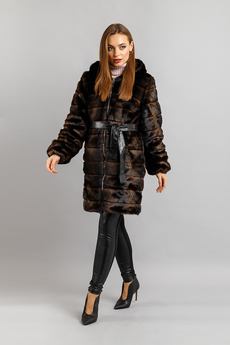 

Fashions • Шуба под норку Patricia Fashions 44 шоколад (037К/н-стр-кор-З)