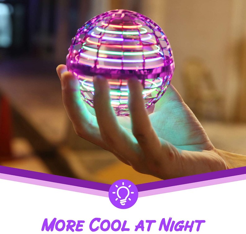 

Инновационная игрушка летающий спиннер шар бумеранг с LED-подсветкой Flying Spinner Розовый (G0213)