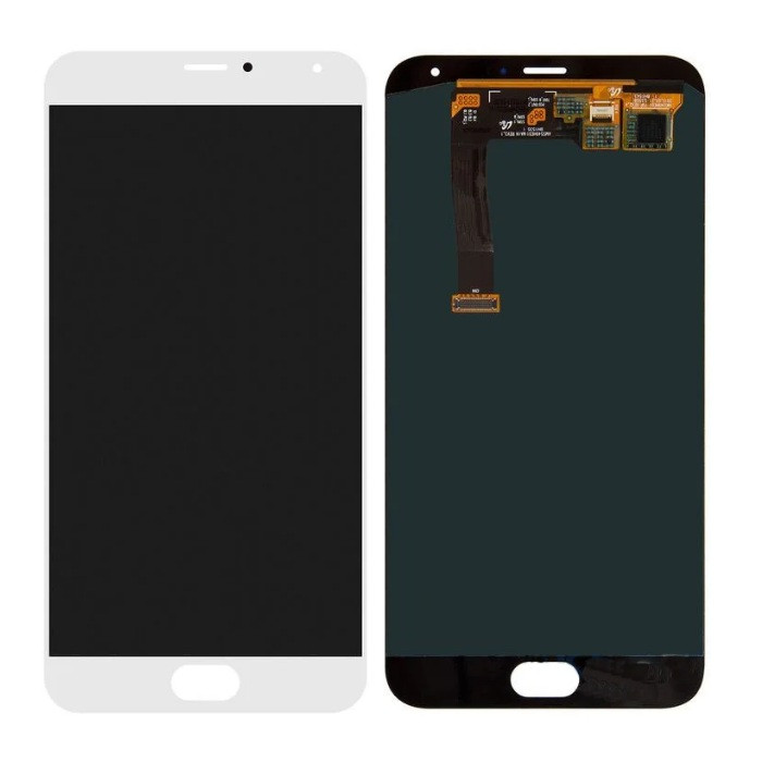 

Дисплей для мобильного телефона Meizu MX5/MX5e, белый, с тачскрином, ORIG, OLED