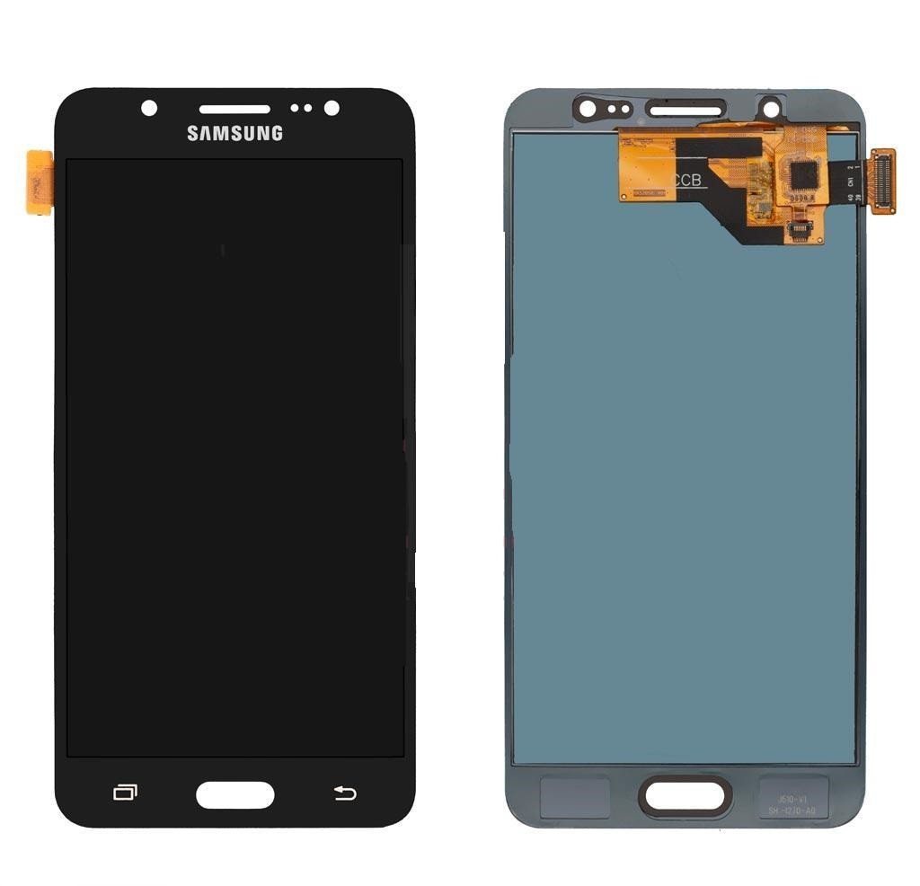 

Дисплей для мобильного телефона Samsung J5 2016/J510, черный, с тачскрином, OLED