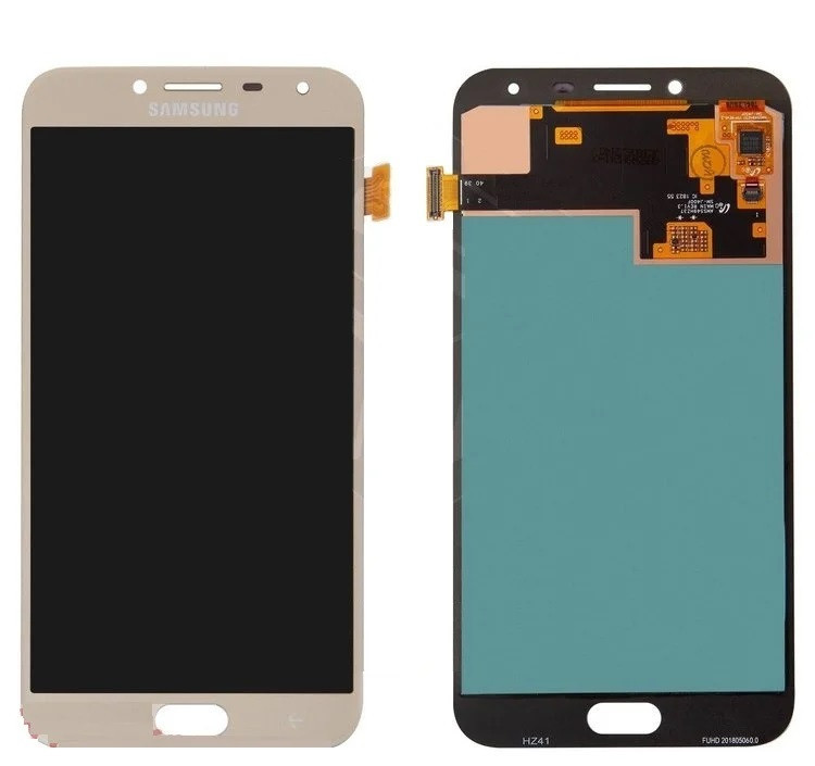 

Дисплей для мобильного телефона Samsung J4 2018/J400, золотой, с тачскрином, TFT, AAA (яркость регулируется)
