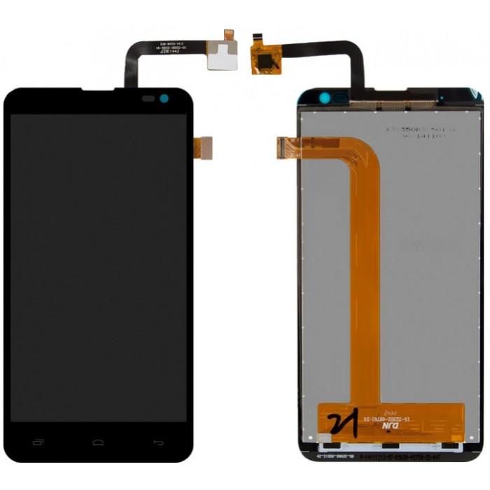 

Дисплей для мобильного телефона Fly IQ4514, черный, с тачскрином
