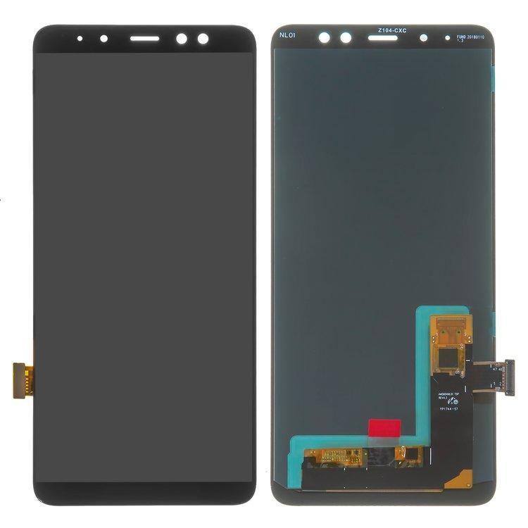 

Дисплей для мобильного телефона Samsung A8+ 2018/A730, черный, с тачскрином, Incell