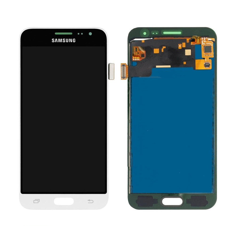 

Дисплей для мобильного телефона Samsung J3 2016/J320, белый, с тачскрином, OLED