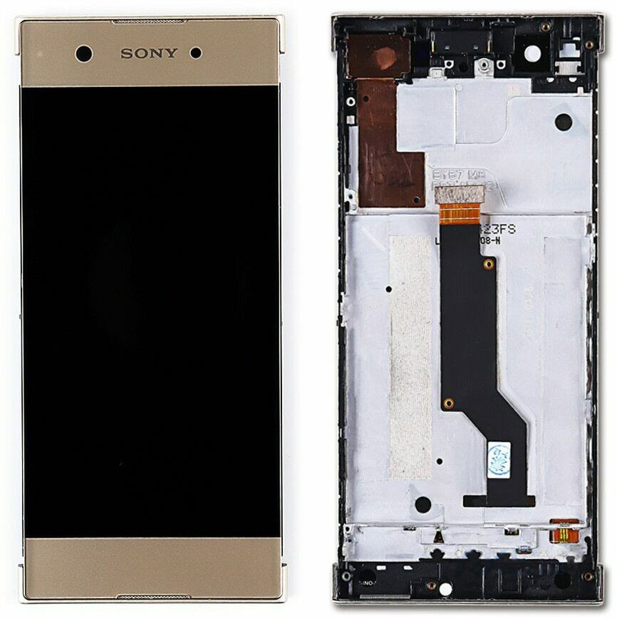 

Дисплей для мобильного телефона Sony G3112/G3116/G3121/G3123/G3125/Xperia XA1, золотой, с тачскрином [High Copy]