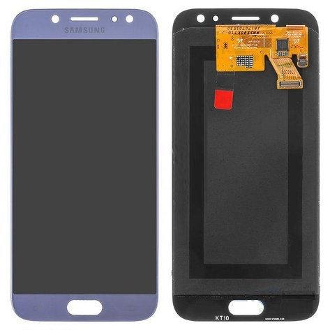 

Дисплей для мобильного телефона Samsung J5 2017/J530, голубой, с тачскрином, Incell