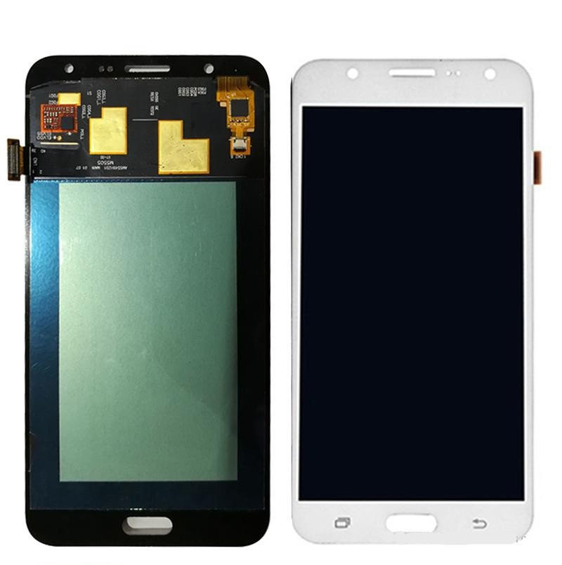 

Дисплей для мобильного телефона Samsung J7/J700, белый, с тачскрином, TFT, AAA (яркость регулируется)
