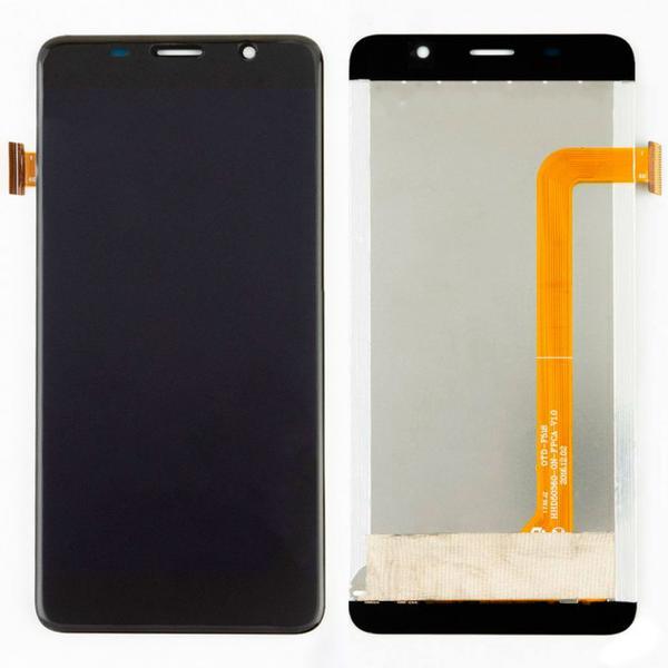 

Дисплей для мобильного телефона Leagoo M5 Edge, черный, с тачскрином, с рамой