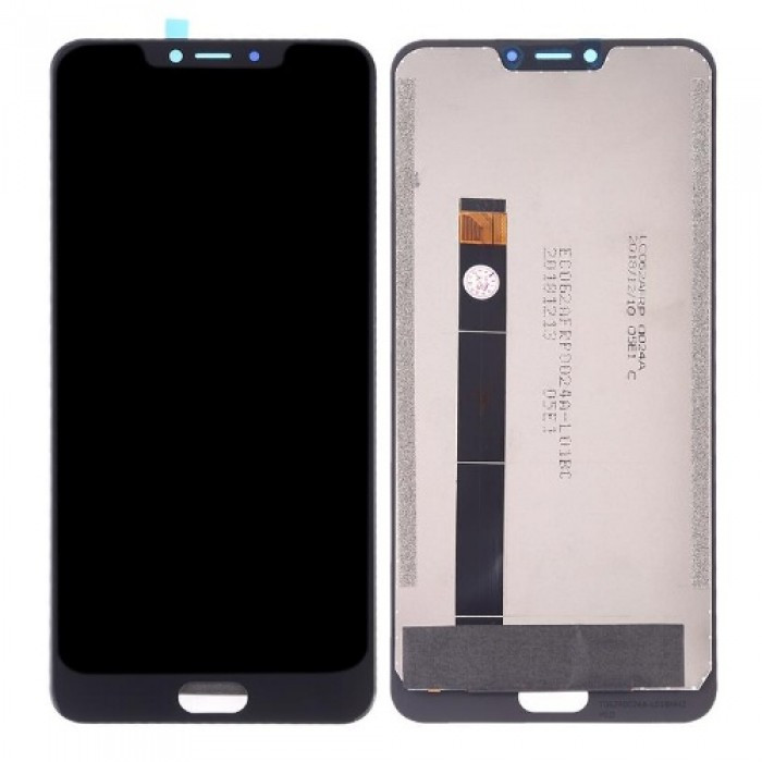 

Дисплей для мобильного телефона Doogee Y7 Plus, черный, с тачскрином, с рамой