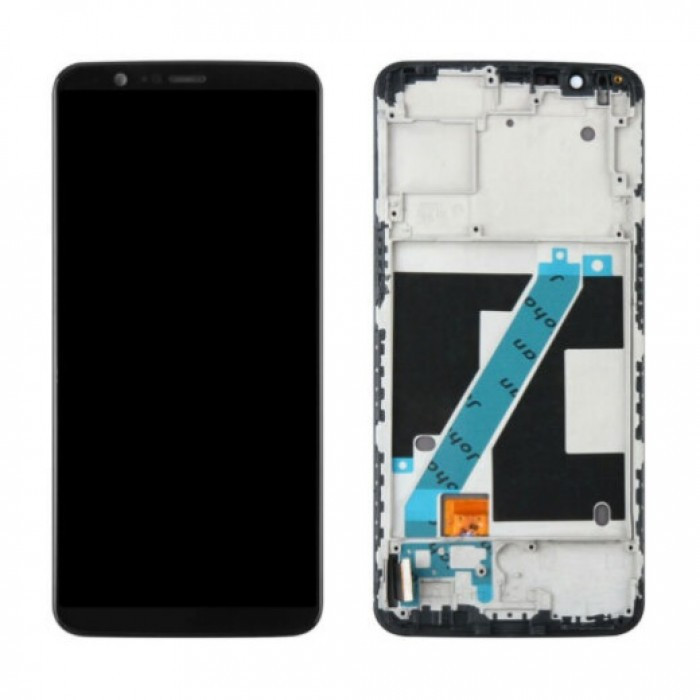 

Дисплей для мобильного телефона OnePlus 5T/1+5T, черный, с тачскрином, AAA, TFT, с рамой