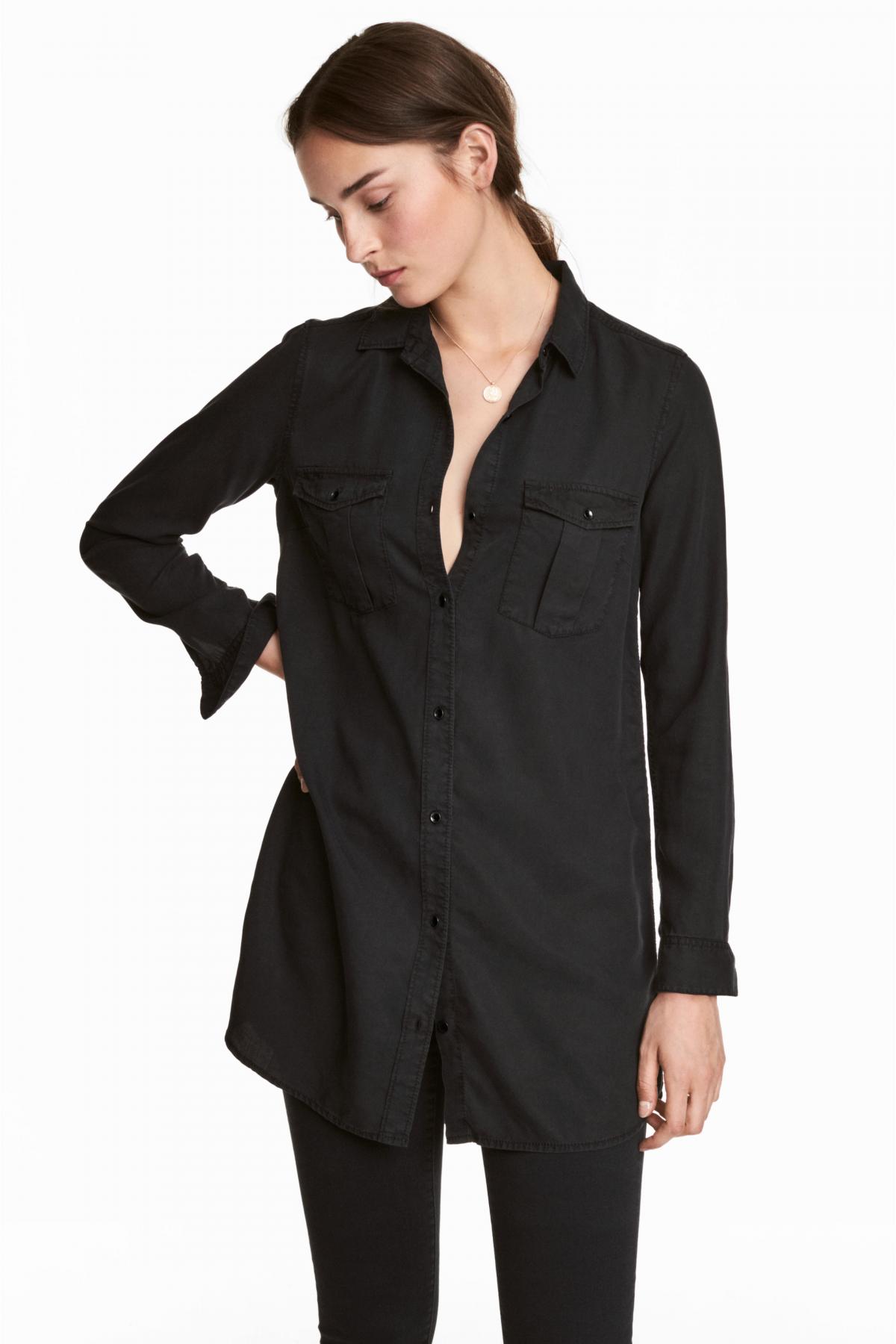 

Рубашка H&M eur  Черная (3311-0301656005, Рубашка H&M eur 38 Черная (3311-0301656005)