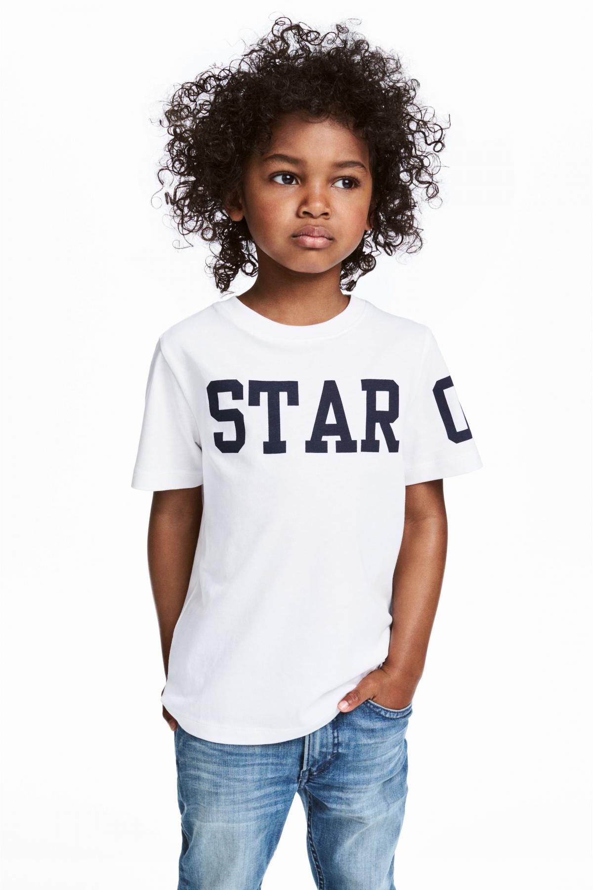 

Футболка H&M eur 110-116 (4-6y) Белая (3319-0508570001)