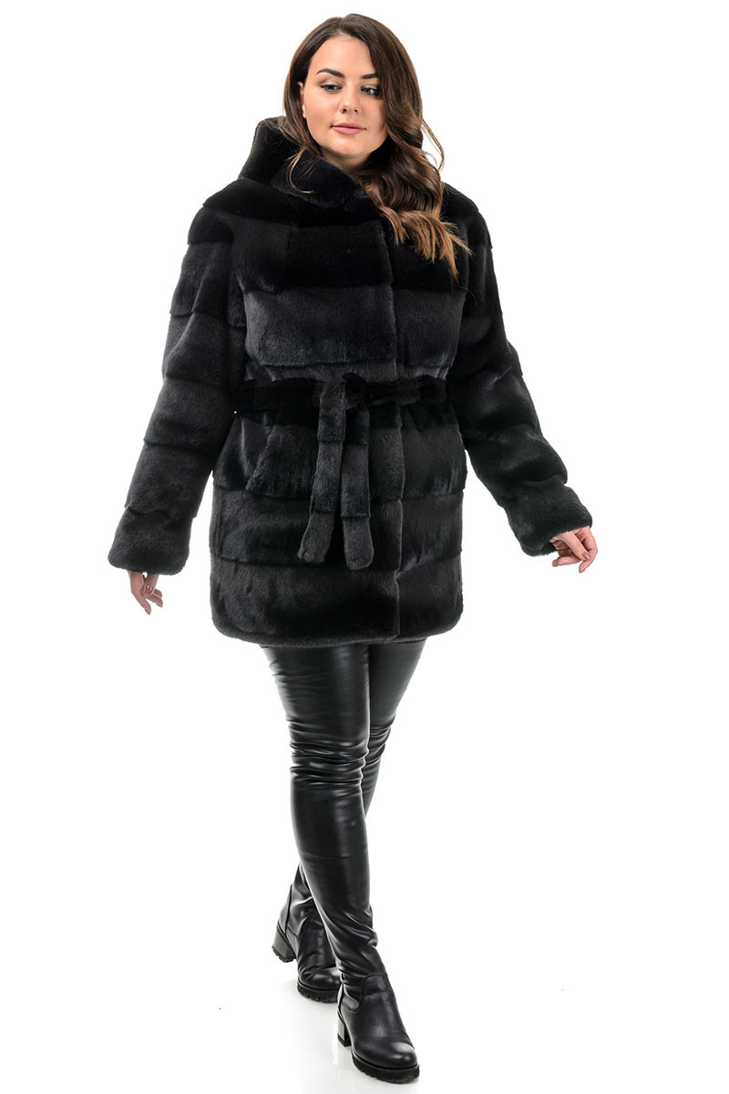 

Шуба Val Leo collection 00191 черная, Шуба Val Leo collection 00191 черная 50