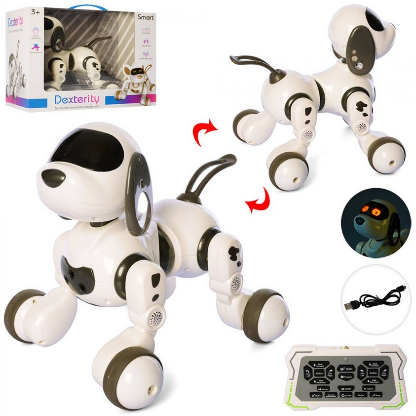 

Интерактивная собака-робот Smart Robot Dog "Dexterity" 18011