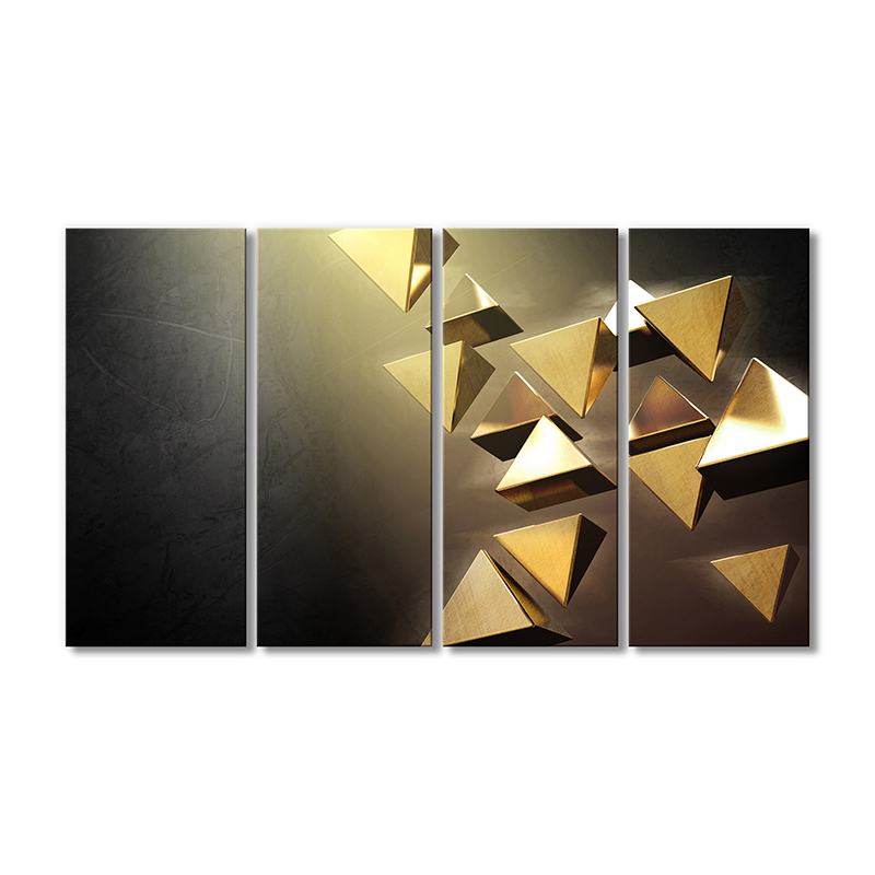 

Модульная картина Artel «Гравитация золотых пирамид» 4 модуля 90x135 см