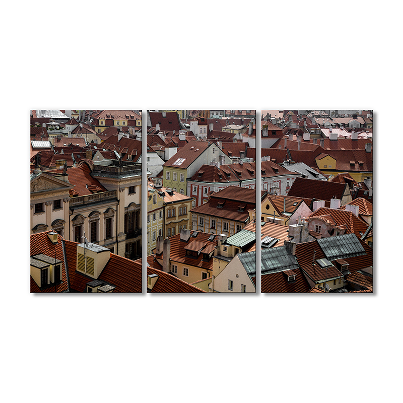 

Модульная картина Artel «Город крыши домов» 3 модуля 80x120 см