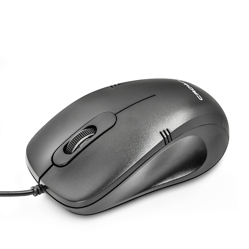 

Проводная юсб мыш с тихим кликом кнопки CROWN CMM-501 black USB