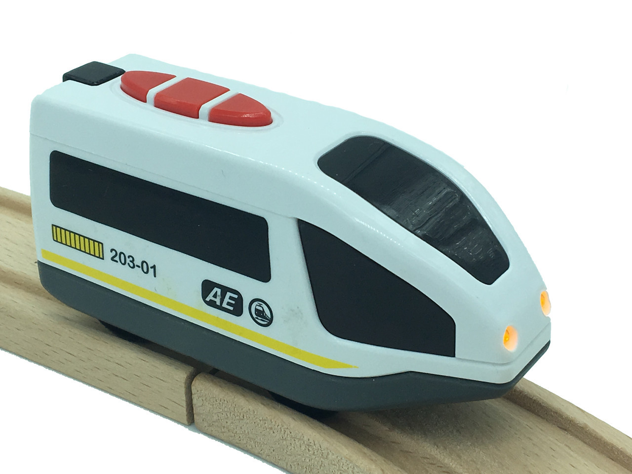 

Поезд на батарейках до деревянной железной дороги Playtive Junior Loko