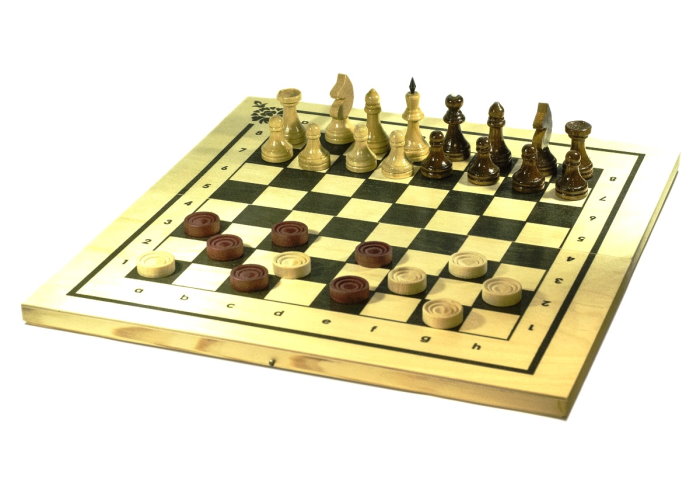 

Настольная игра Нескучные Игры Шахматы и шашки 2 в 1 (С-11а/В-6)
