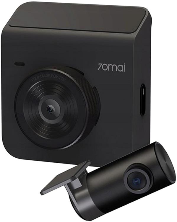 

Відеореєстратор 70mai Dash Cam A400+Rear Cam RC09 Set (A400-1) Gray
