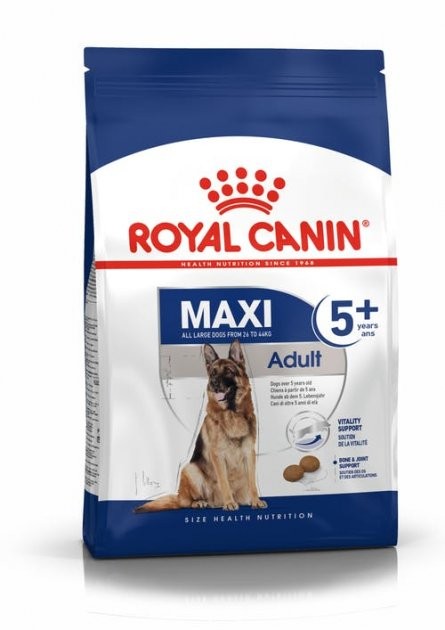 

Сухой корм Royal Canin Maxi Adult 5+ для собак крупных пород старше 5 лет 4 кг (3182550402293)