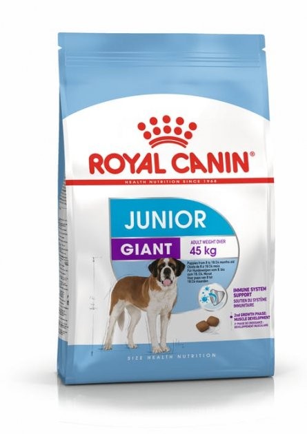 

Сухой корм Royal Canin Giant Junior для щенков гигантских пород старше 8 месяцев 15 кг (3182550707077)