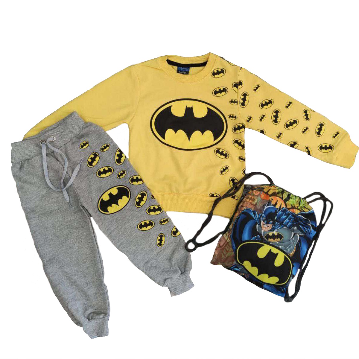 

Легкий костюм (кофта, штаны, сумка) Batman (Бэтмен) 122/128 см Разноцвет TRW55220985