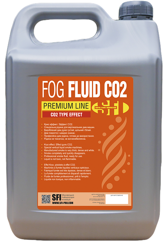 

Жидкость для дым машины SFI Fog СО2 Premium 5л