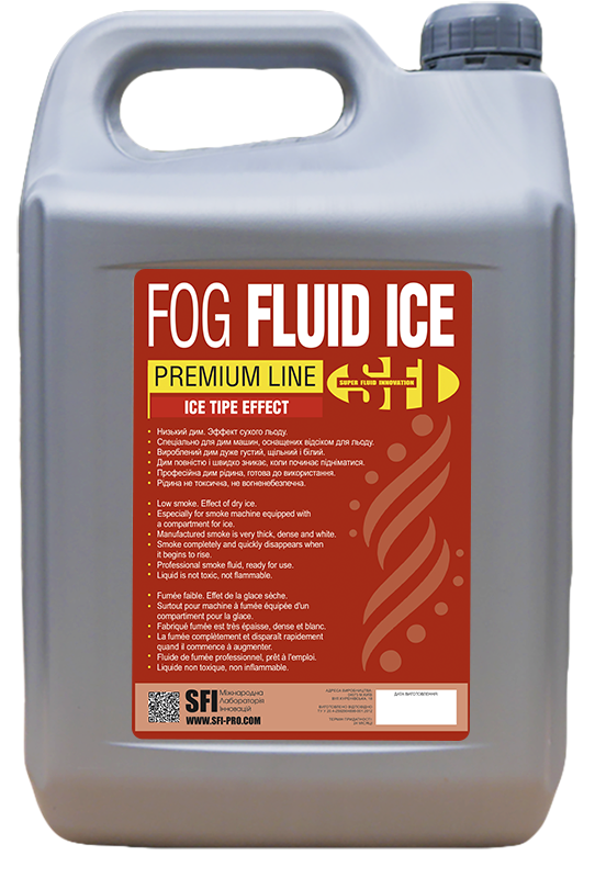 

Жидкость для дым машины Fog Fluid Ice Premium 5л