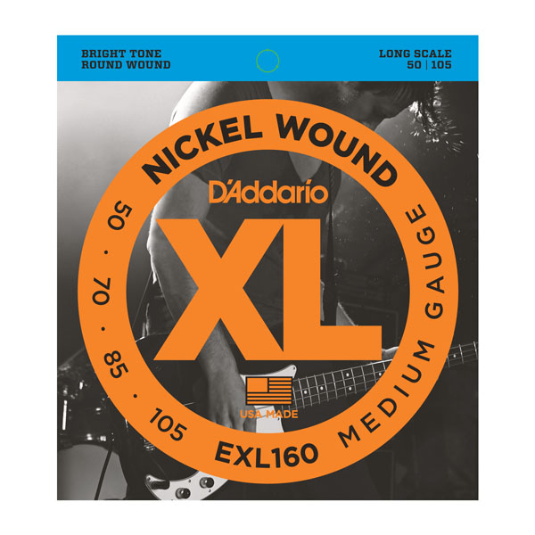 

Струны D`ADDARIO EXL160 XL MEDIUM 50-105