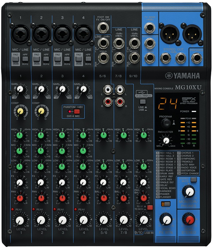 

Микшерный пульт YAMAHA MG10XU