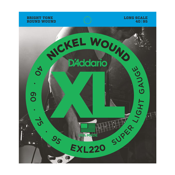 

Струны D`ADDARIO EXL220 XL SUPER LIGHT 40-95