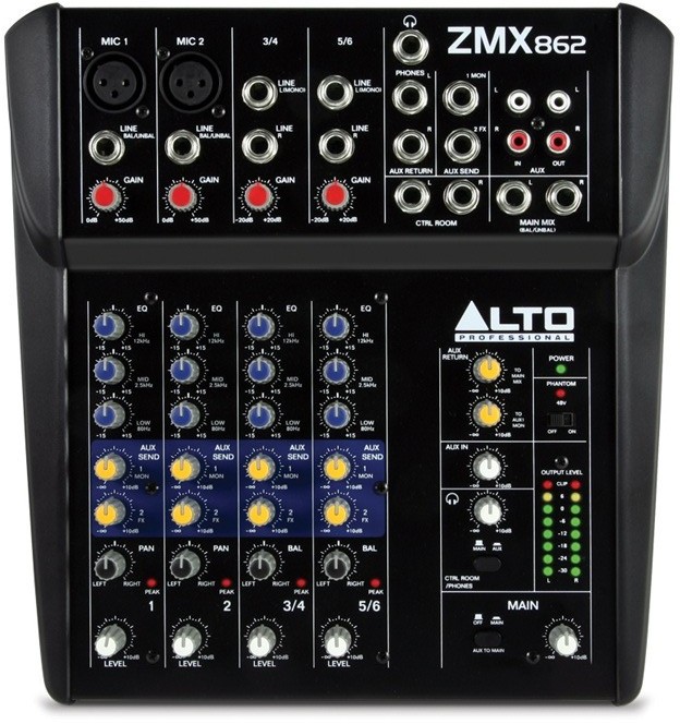 

Микшерный пульт ALTO PROFESSIONAL ZMX862