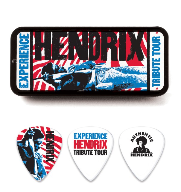 

Медиаторы DUNLOP JHPT09M JIMI HENDRIX TRIBUTE TOUR PICK TIN (MEDIUM)