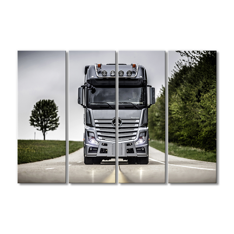 

Модульная картина Artel «Грузовик мерседес Бенц mp4» 4 модуля 90x135 см