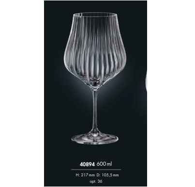 

Бокал для красного вина Bohemia Tulipa optic 40894/36/600