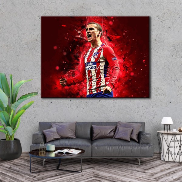 

Картина на холсте Cпорт Antoine Griezmann 110х150 см.