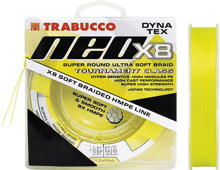 

Шнур Trabucco Dyna-Tex Neo X8 Light Yellow 150 м х 0.14 мм 6.80 кг (054-11-014)