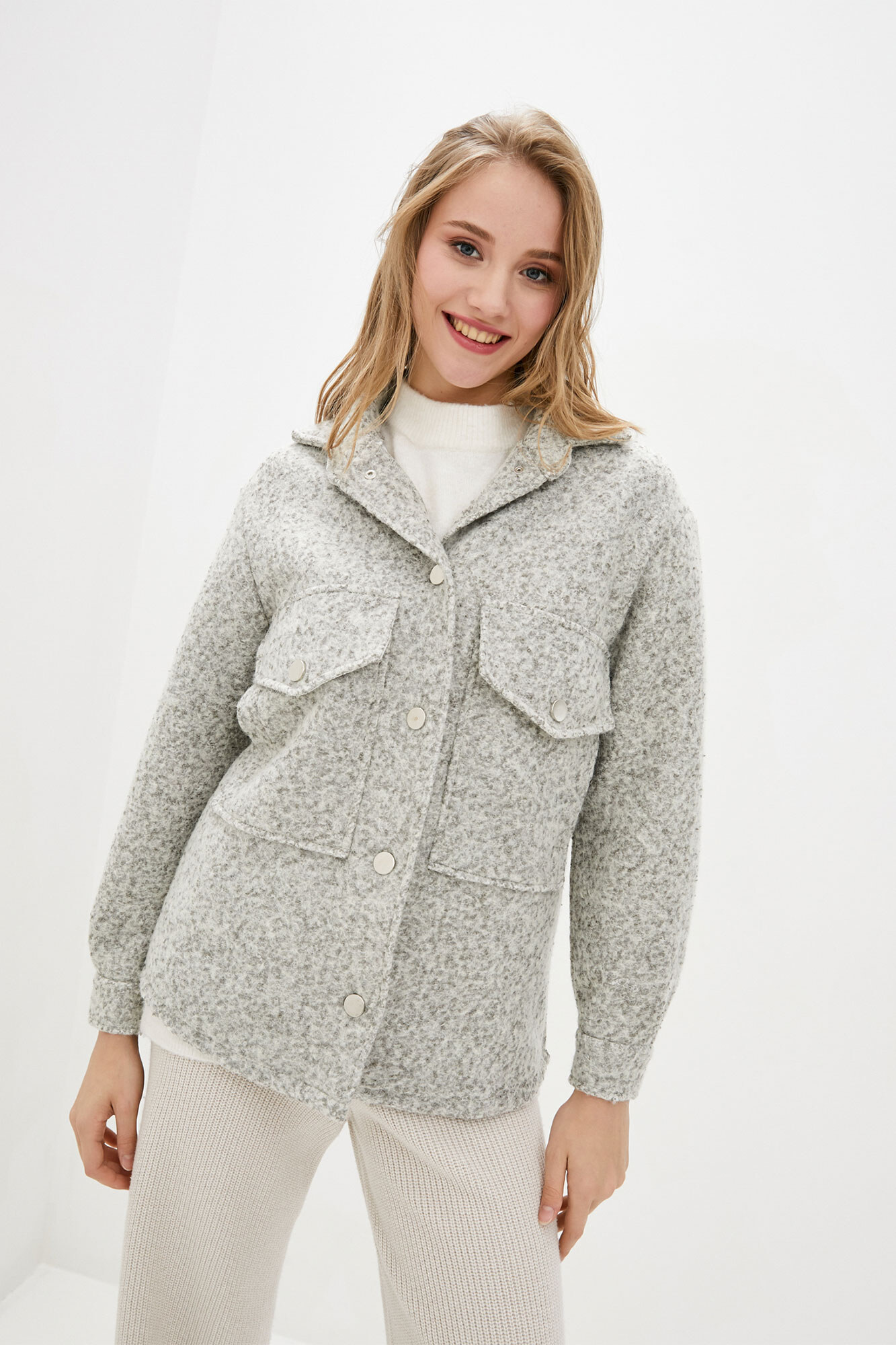 

Куртка-рубашка WOOL Garne S Серый