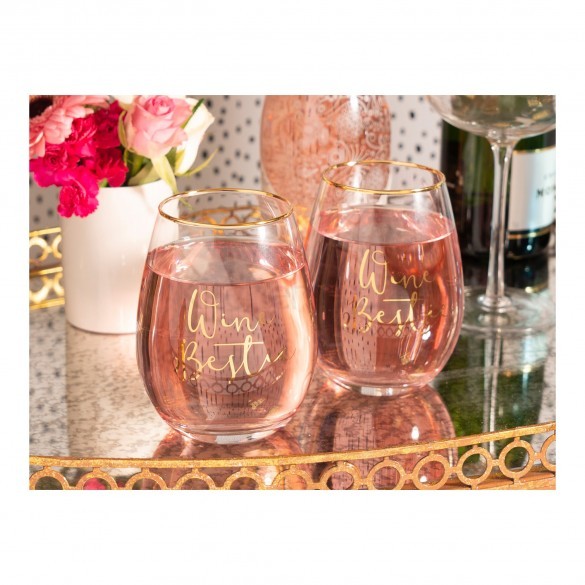 

Стакан низкий Creative tops Wine bestie wedding belles C000252
