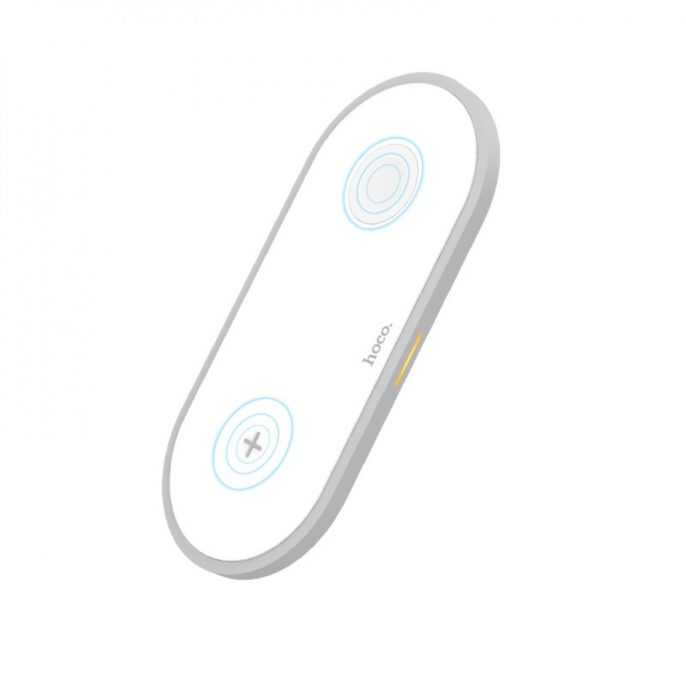

Беспроводное ЗУ Hoco CW20 Wisdom 2-in-1 white