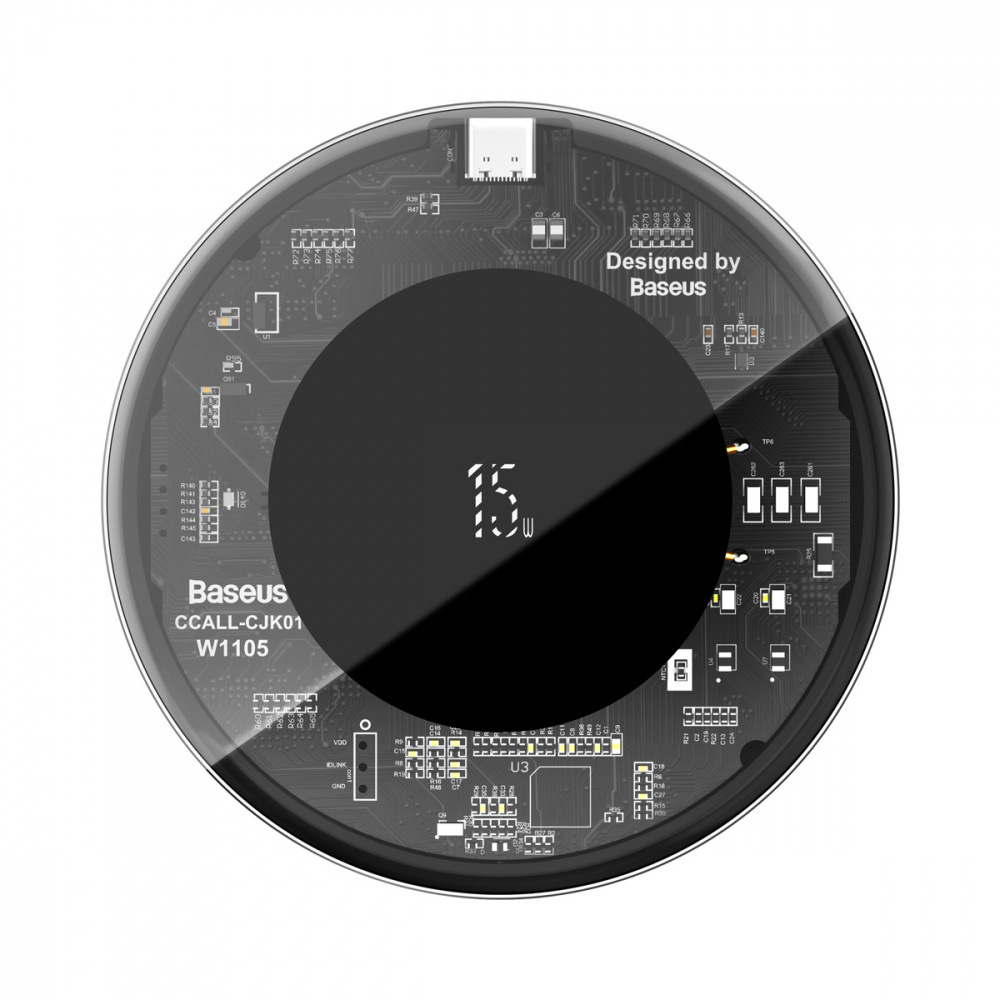 

Беспроводное ЗУ Baseus Simple 15W (Type-C version) transparent