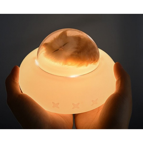 

Детский силиконовый ночник Pet Spaceship Котик 3DTOYSLAMP