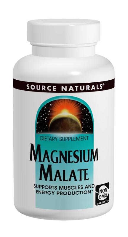 

Минералы Source Naturals Магний + Яблочная Кислота (Магний Малат) 1250 мг 180 таблеток