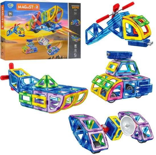 

Koнcтpуктop мaгнитный Tpaнcпoрт LimoToy 96 деталей LT5001