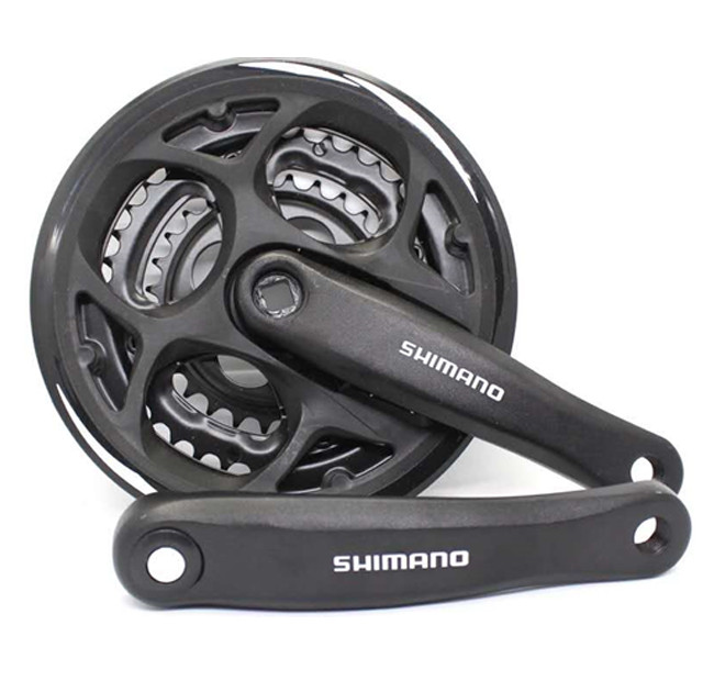 

Шатуны Shimano под квадрат 42/32/22 для велосипеда, черный