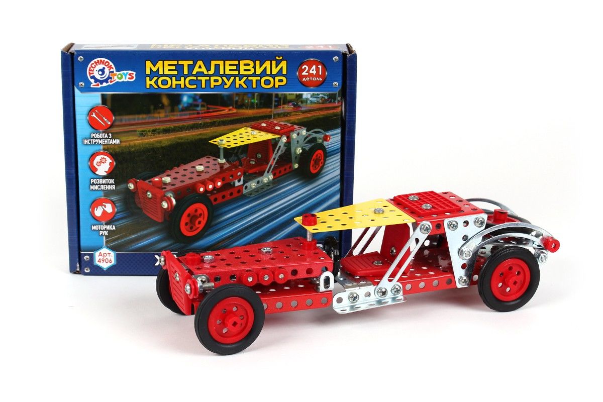 

Конструктор металлический Хот-Род, 241 деталь(4906)