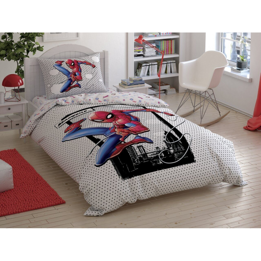 

Постельное белье Tac Disney - Spiderman Cloudy 160*220 подростковый